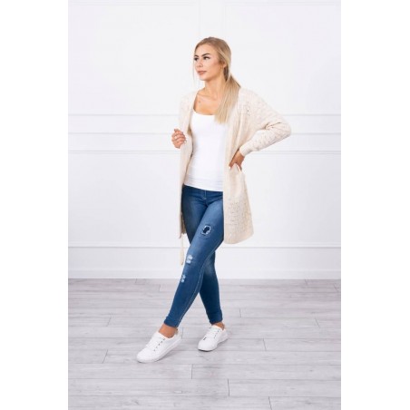 Kardigán pre dámy SN-7008 - béžový