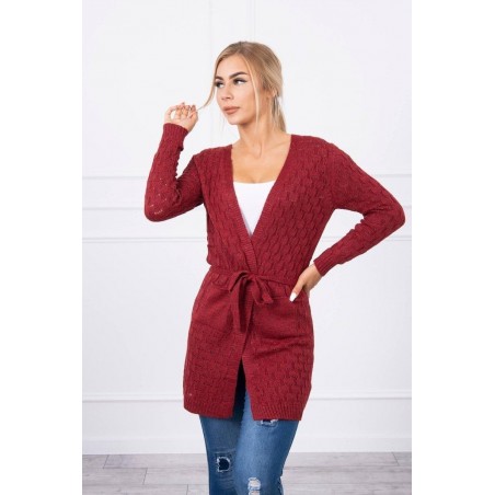 Kardigán pre dámy SN-7008 - bordový