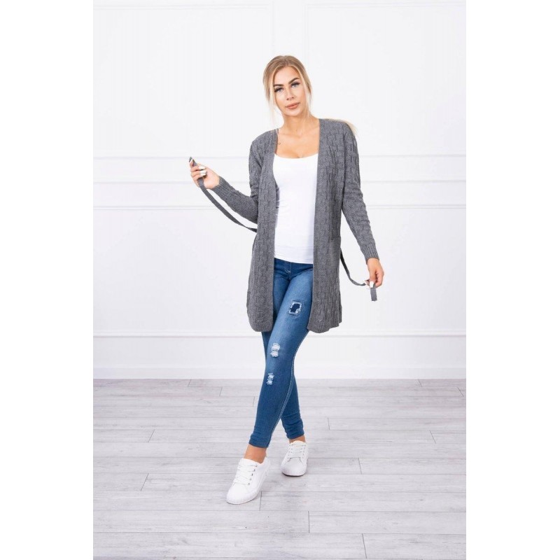 Kardigán pre dámy SN-7008 - grafitový
