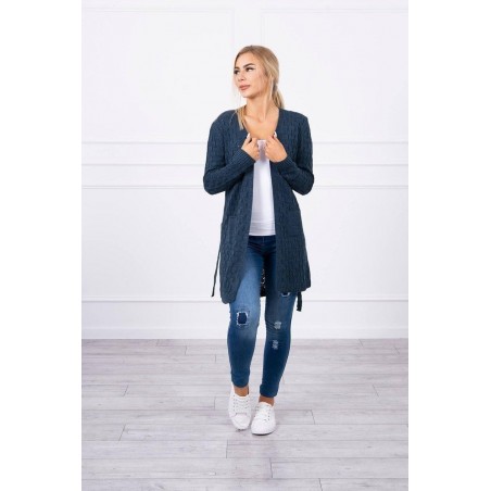 Kardigán pre dámy SN-7008 - modrý