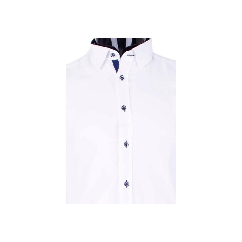 Pánska elegantná košeľa PREMIUM (dq0008) - biela