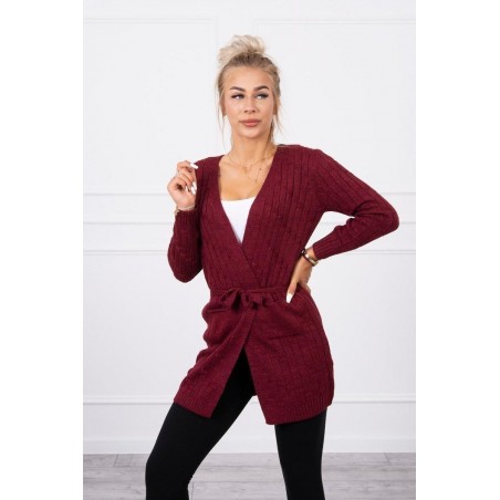 Dámsky kardigán SN-7025 - bordový