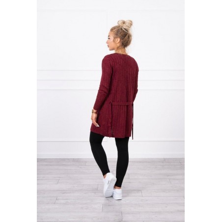Dámsky kardigán SN-7025 - bordový