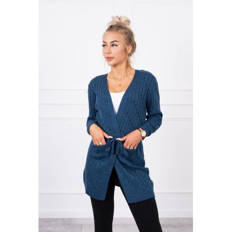 Dámsky kardigán SN-7025 - modrý
