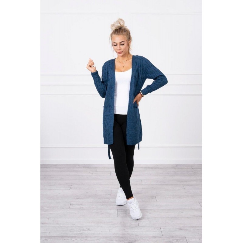 Dámsky kardigán SN-7025 - modrý