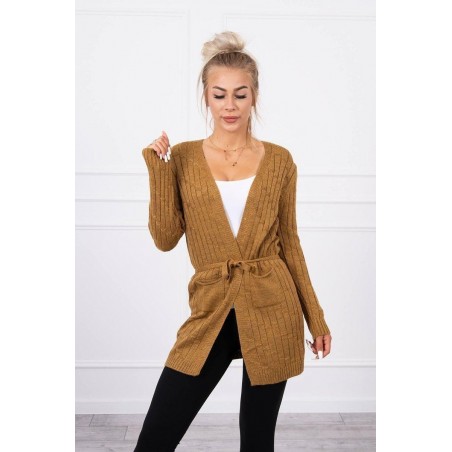 Dámsky kardigán SN-7025 - horčicový