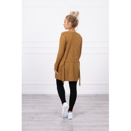 Dámsky kardigán SN-7025 - horčicový