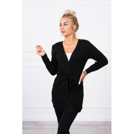 Dámsky kardigán SN-7025 - čierny
