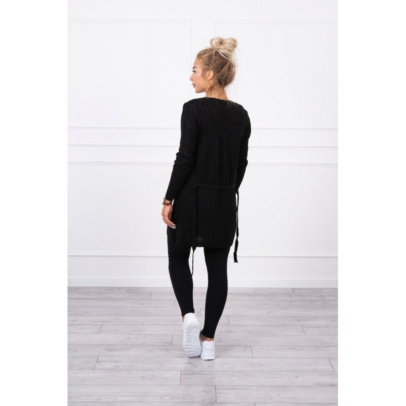 Dámsky kardigán SN-7025 - čierny