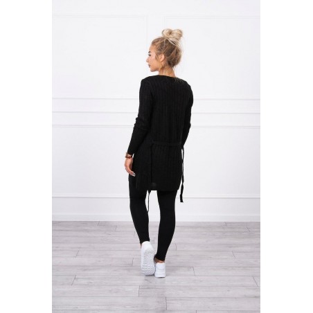 Dámsky kardigán SN-7025 - čierny