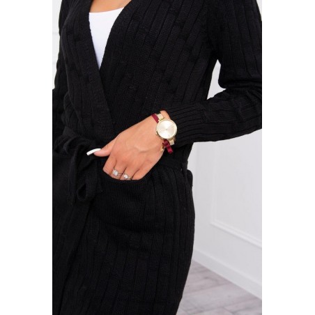 Dámsky kardigán SN-7025 - čierny