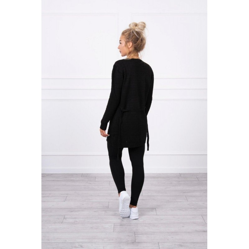 Dámsky čierny kardigán SN-7021