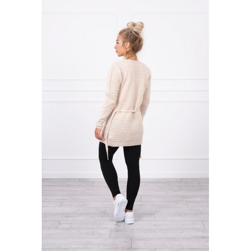 Dámsky béžový kardigán SN-7021