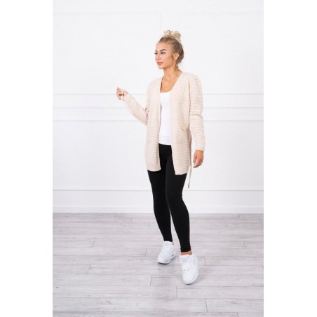 Dámsky béžový kardigán SN-7021
