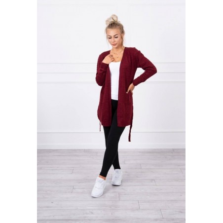 Dámsky bordový kardigán SN-7021