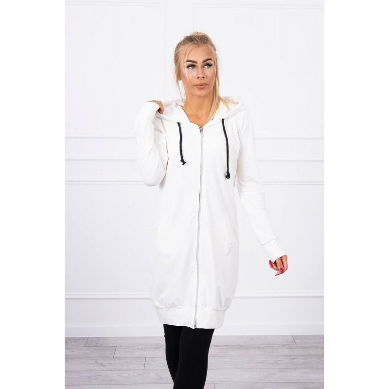 Dámska mikina s kapucňou 8924 - ecru