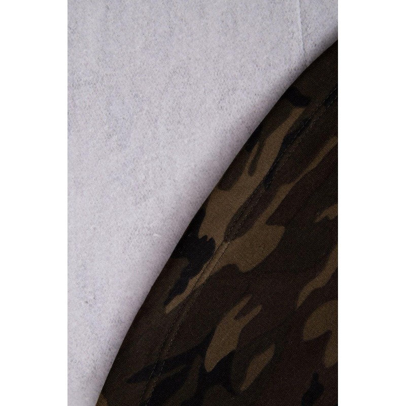 Maskáčová dámska mikina 9119 - kaki+zelená