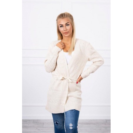 Dámsky béžový kardigán SN-7012