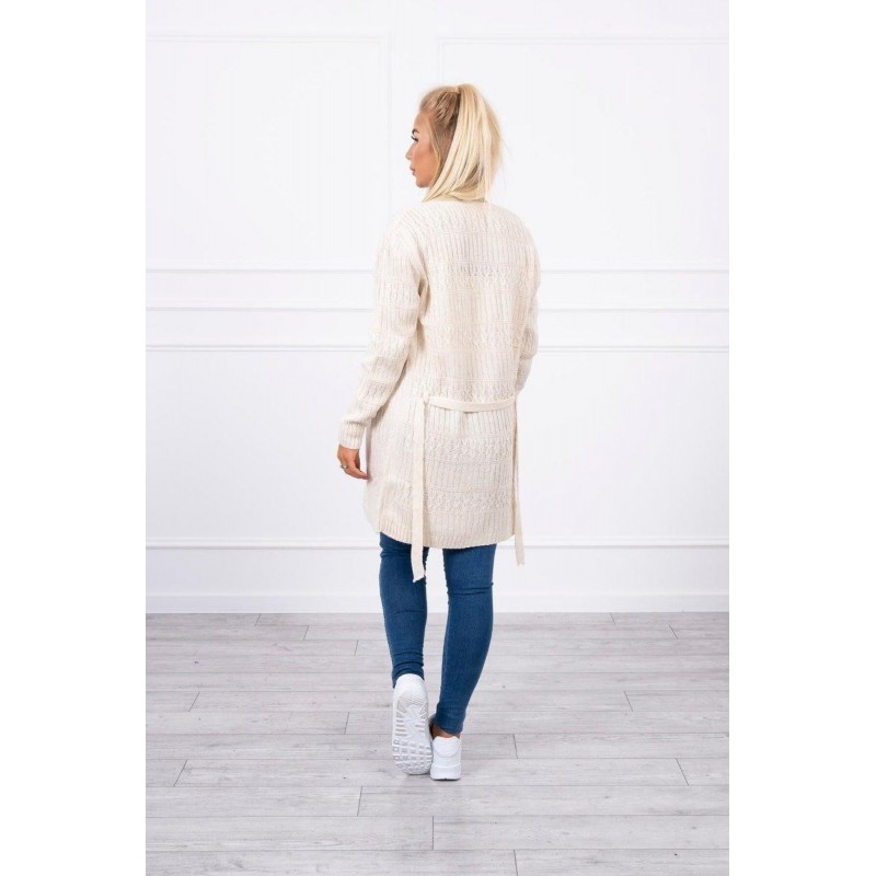 Dámsky béžový kardigán SN-7012