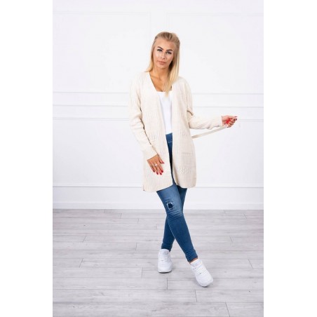 Dámsky béžový kardigán SN-7012