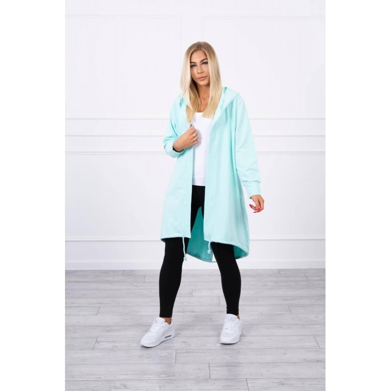 Kardigán s potlačou pre dámy 9113 - mätový