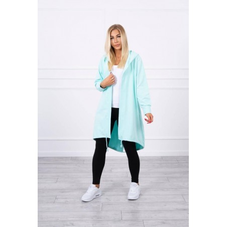 Kardigán s potlačou pre dámy 9113 - mätový