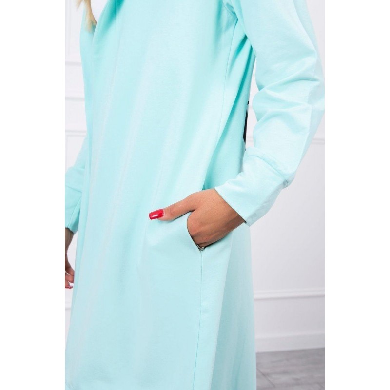 Kardigán s potlačou pre dámy 9113 - mätový