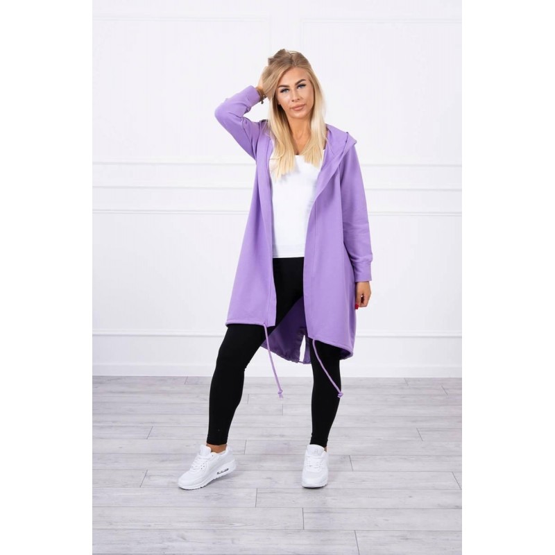 Kardigán s potlačou pre dámy 9113 - fialový