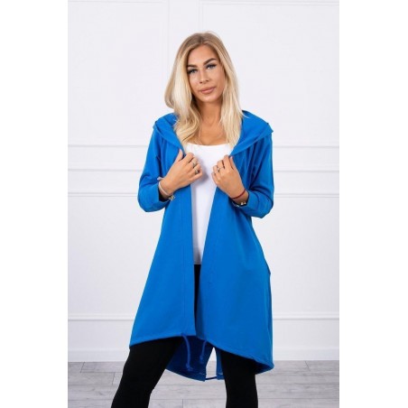 Kardigán s potlačou pre dámy 9113 - modrý