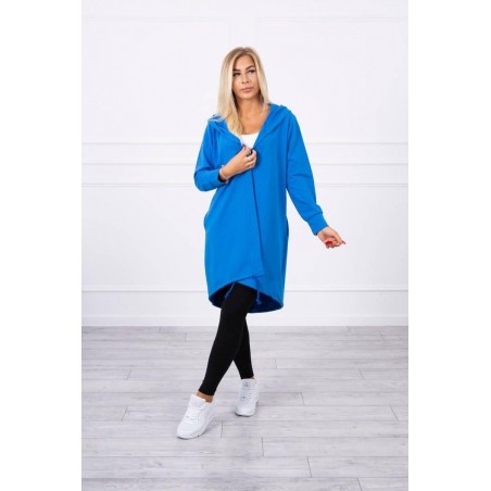 Kardigán s potlačou pre dámy 9113 - modrý