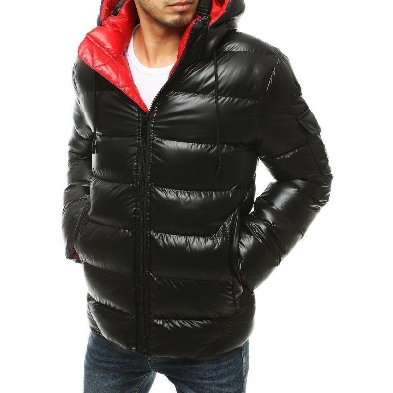 Pánska zimná čierna bunda TX3424