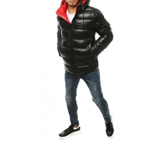 Pánska zimná čierna bunda TX3424