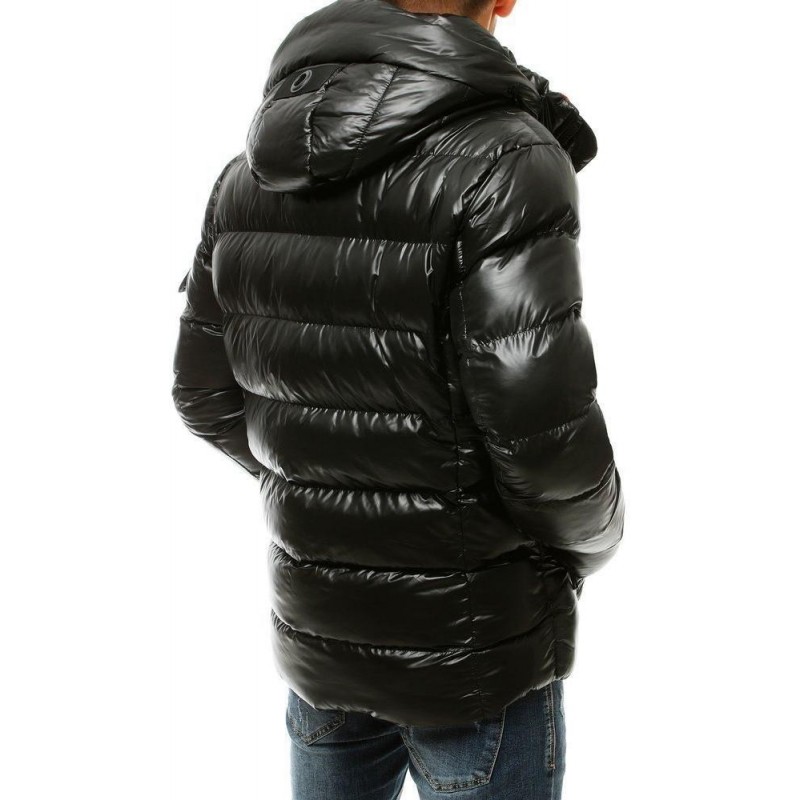 Pánska zimná čierna bunda TX3424