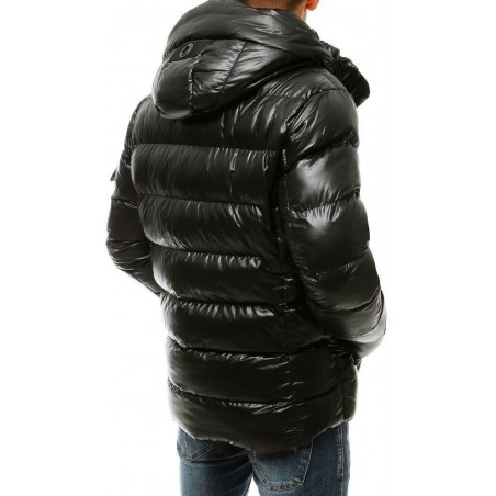 Pánska zimná čierna bunda TX3424