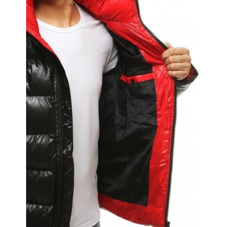 Pánska zimná čierna bunda TX3424