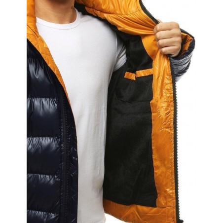 Pánska zimná tmavomodrá bunda TX3425