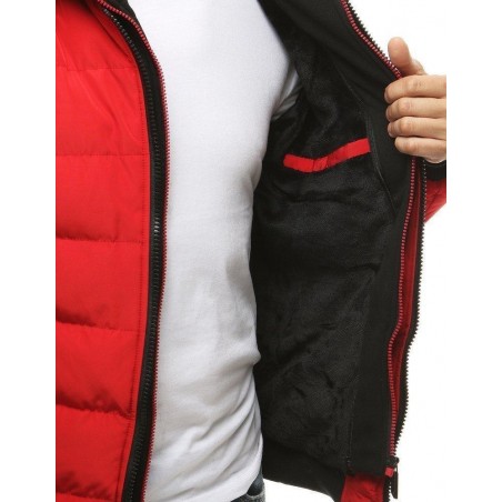 Pánska zimná červená bunda TX3430