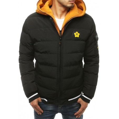 Pánska zimná čierna bunda TX3432