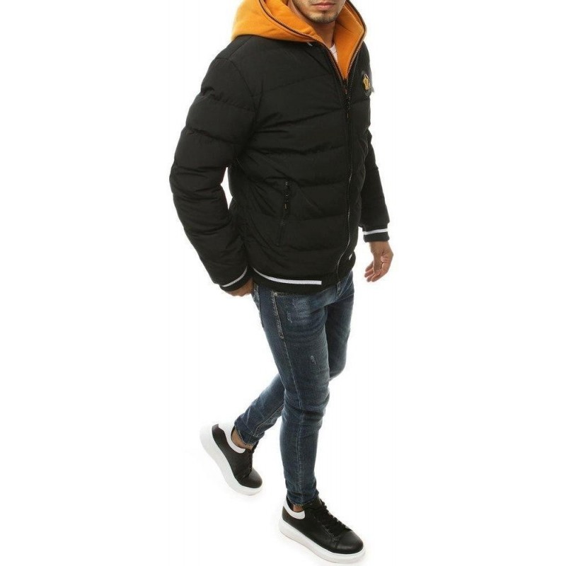 Pánska zimná čierna bunda TX3432