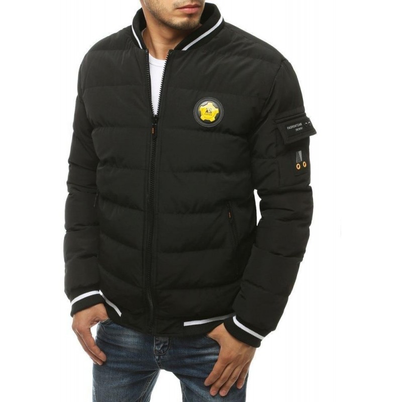 Pánska zimná čierna bunda TX3432