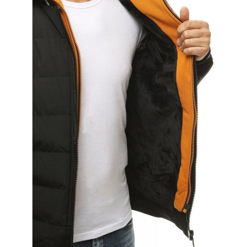 Pánska zimná čierna bunda TX3432