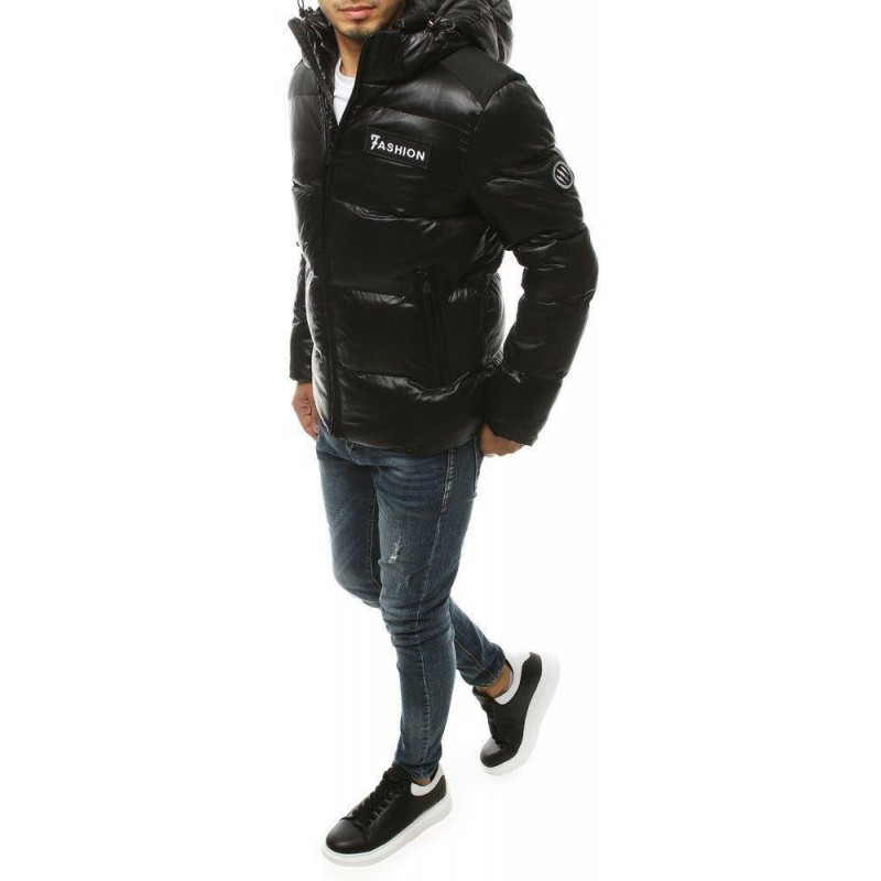 Pánska zimná prešívaná bunda TX3449 - čierna