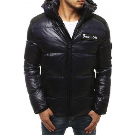 Pánska zimná prešívaná bunda TX3450 - tmavomodrá