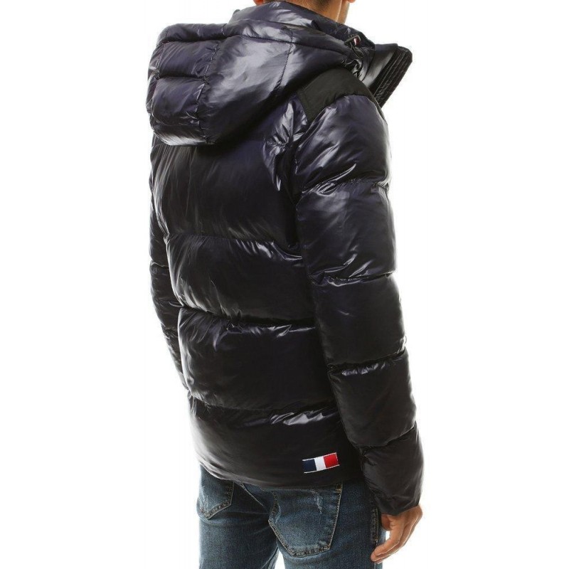 Pánska zimná prešívaná bunda TX3450 - tmavomodrá