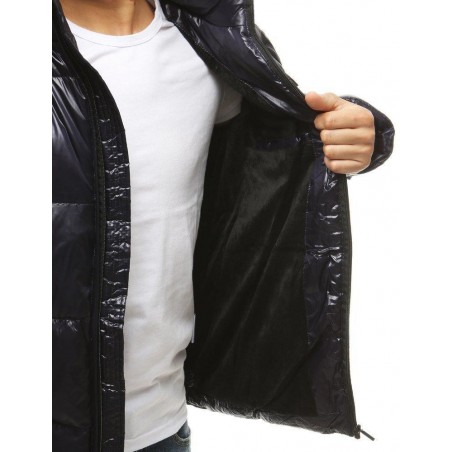 Pánska zimná prešívaná bunda TX3450 - tmavomodrá