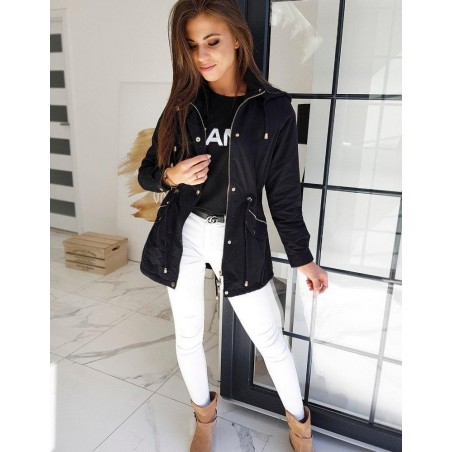 Tmavomodrá dámska parka FIRIMA TY1474