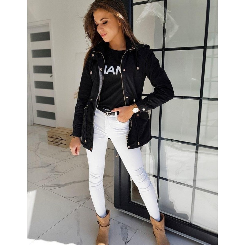 Tmavomodrá dámska parka FIRIMA TY1474