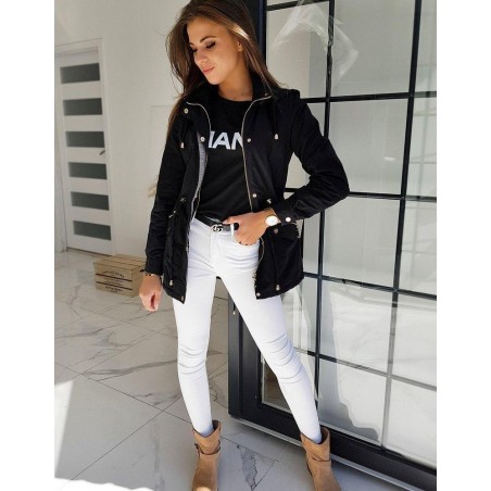 Tmavomodrá dámska parka FIRIMA TY1474