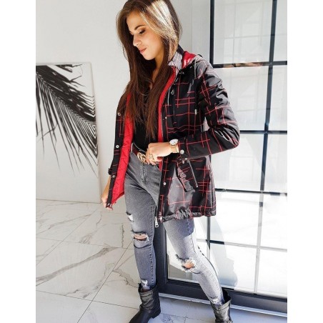 Prechodná dvojstranná dámska parka EMILLIO TY1475 - čierna