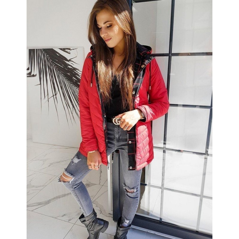 Prechodná dvojstranná dámska parka EMILLIO TY1475 - čierna